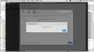 Installing plugins for brackets