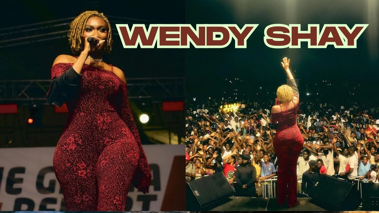 Wendy Shay Slaying The Stage At The Guiness Ghana DJs Festival - YouTube