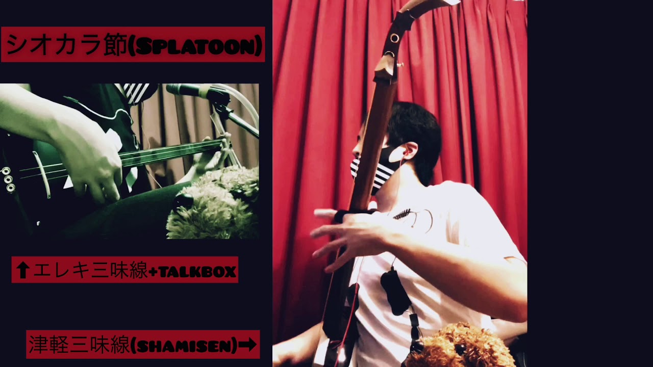 三味線弾きだけどSplatoonの「シオカラ節」演奏したよ(エレキ三味線cover)