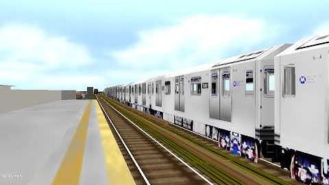 OpenBve:On-Board R142A 7 Train Woodside -- 61st Street To Mets -- Willets Point