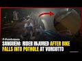 Sanguem: Rider Injured After Bike Falls Into Pothole at Vorcotto