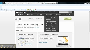 How to screen capture - install jing