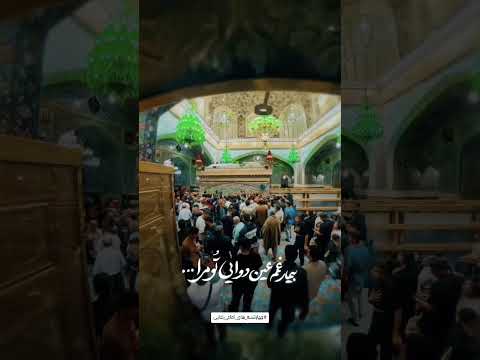 بیمار غمم عین دوایی تو مرا مشهد مشهد مقدس چهارشنبه های امام رضایی