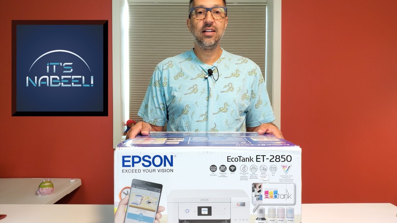 Epson ET 3850 Unboxing Setup & Review 