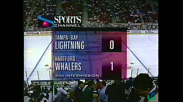 Hartford Whalers final game Second Intermission Re...