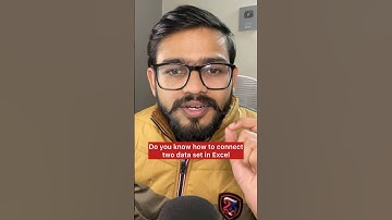 How to Connect Two Dataset in Excel | Excel Amazing Trick #excel #exceltips #shorts