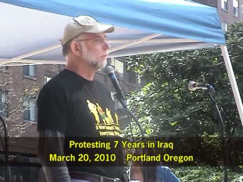 Protesting 7 Years in Iraq