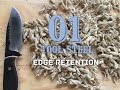 Edge Retention Test! - 01 Tool Steel - Tindall Knives