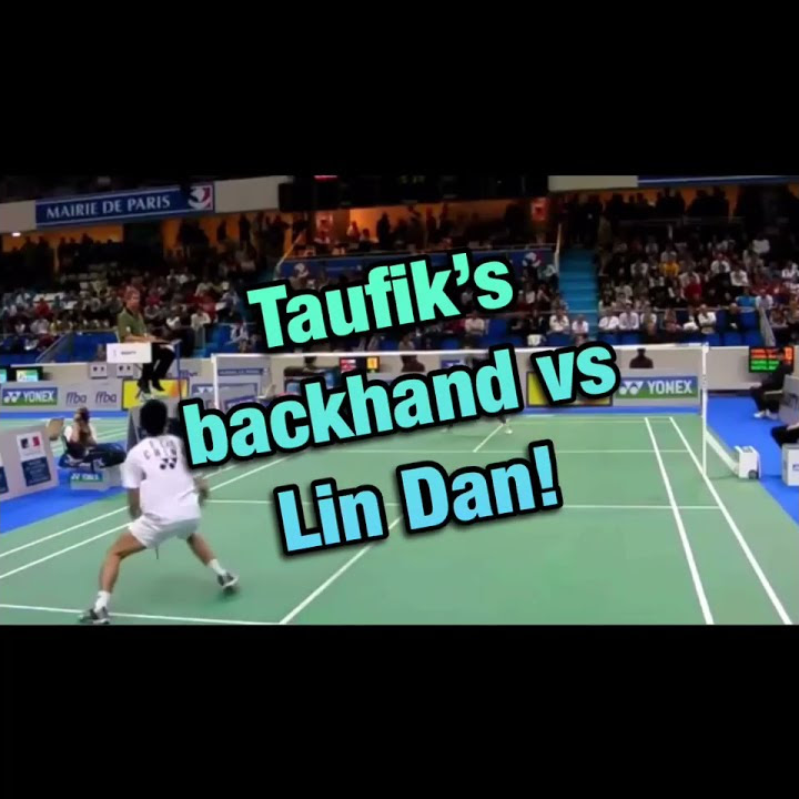 Taufik's backhand vs Lin Dan!