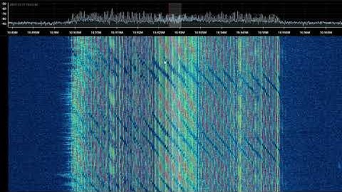 Unknown radar/signal with huge 50 kHz bandwidth, 12.17.2025 20:01 UTC