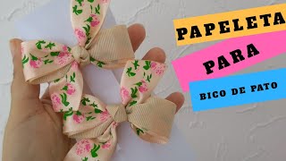 Faça Você Mesma Papeleta Para Bico de Pato