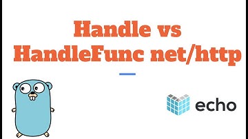 RESTful API in Golang using Echo - Handle vs HandleFunc net/http