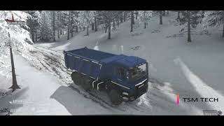 Offroad SNOW Truck Driving Simulator 2019 screenshot 4