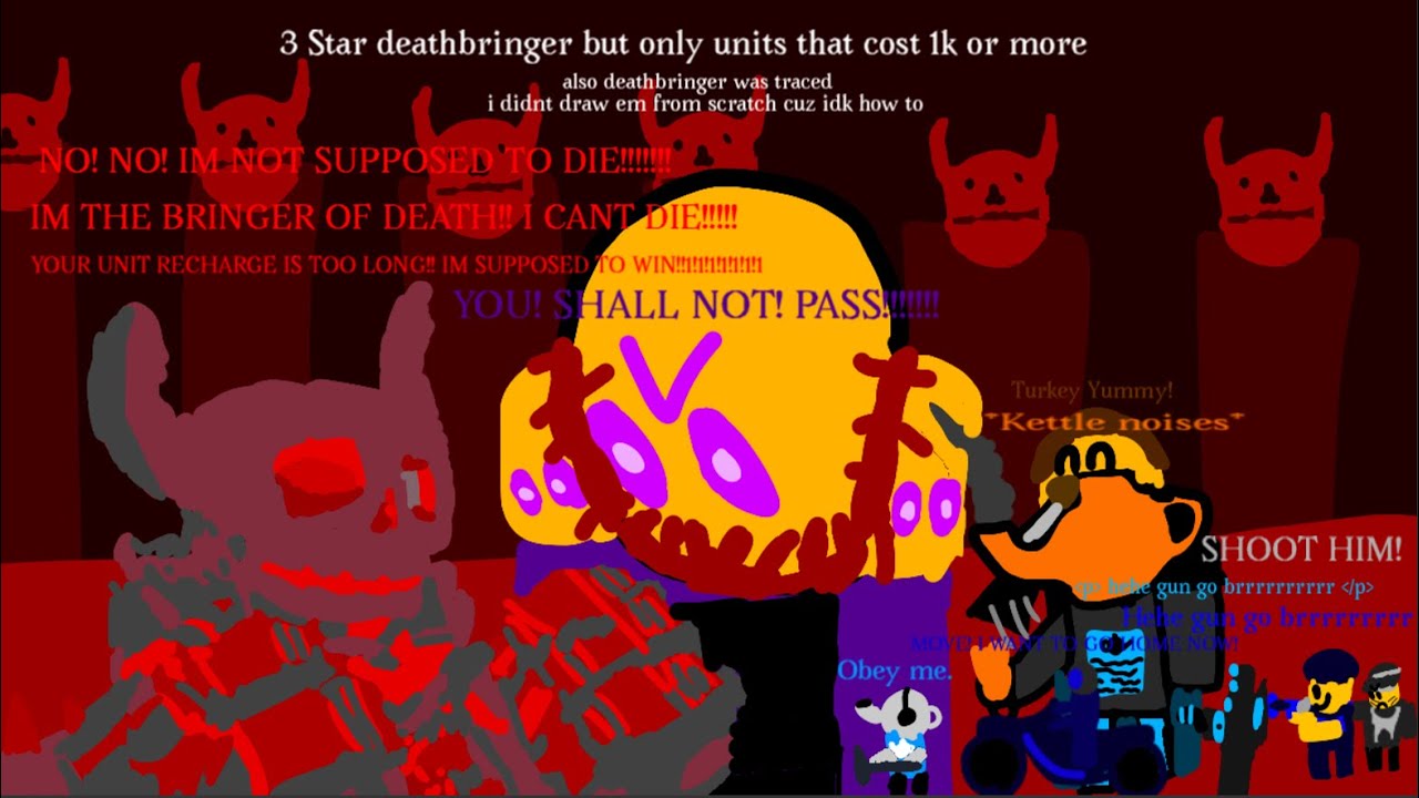 [probably the second ever but not first] 3* deathbringer but I only use units that cost 1k or more