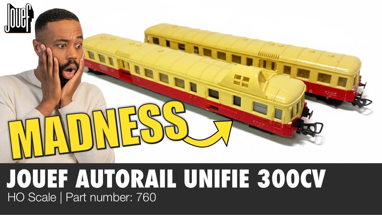 Vintage Madness - Jouef Autorail Unifie 300CV Railcar Box Set - HO 