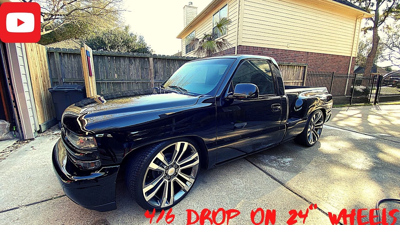 dropped silverado on 24s