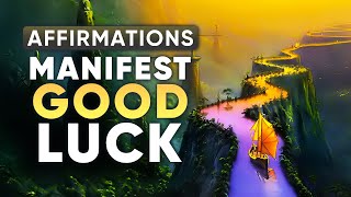 Manifest Good Luck Affirmations: Attract Good Luck, Fortune and Opportunity Into Your life (1 Hour)