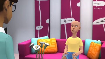 Plotagon Caillou gets held Up/Ungrounded [MOST POPULAR VIDEO]