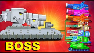 Побоище Мега танков Против БОССА - Мультики про танки