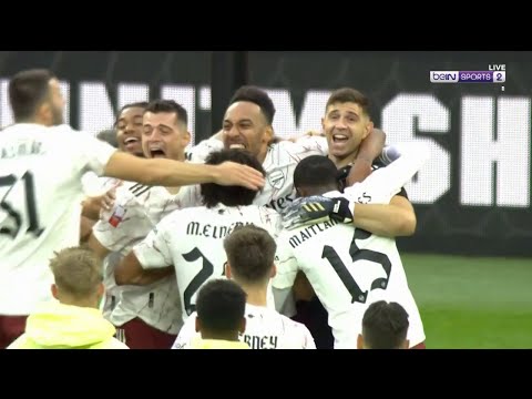 Arsenal in JUBILATION as they beat Liverpool with shootout win | Community Shield 2020 Moments