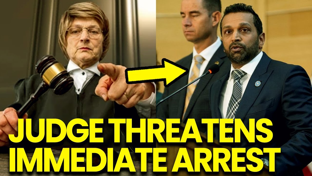 Judge ORDERS Immediate ARREST as Kash Patel FROZEN After Threat