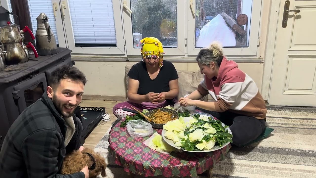 KAYNANAM MI GÜZEL SARIYOR GELİNİMİ GÜZEL SARIYOR⁉️ KARIŞIK SARMA ‼️