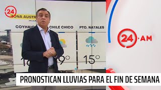 Lluvias a la vista: temporal y precipitaciones "fuertes" llegarán a Santiago | 24 Horas TVN Chile