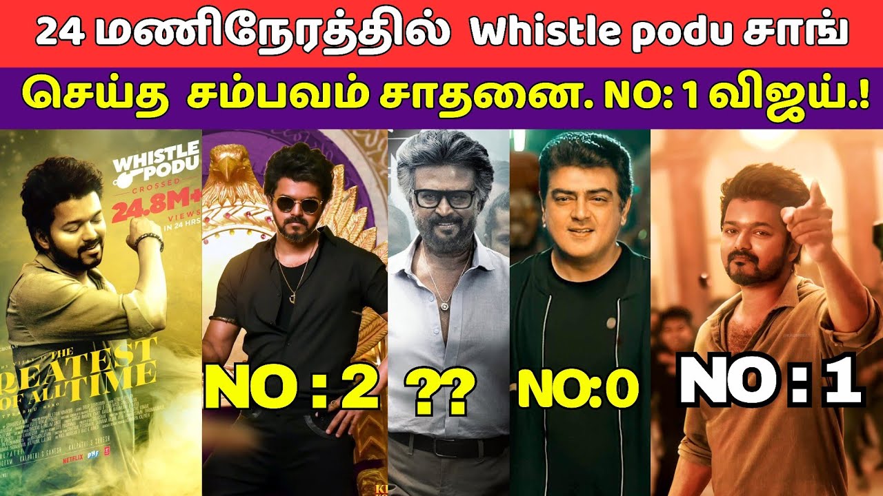 Whistle podu Song 24 Hours New World Record Created, Whistle podu Song