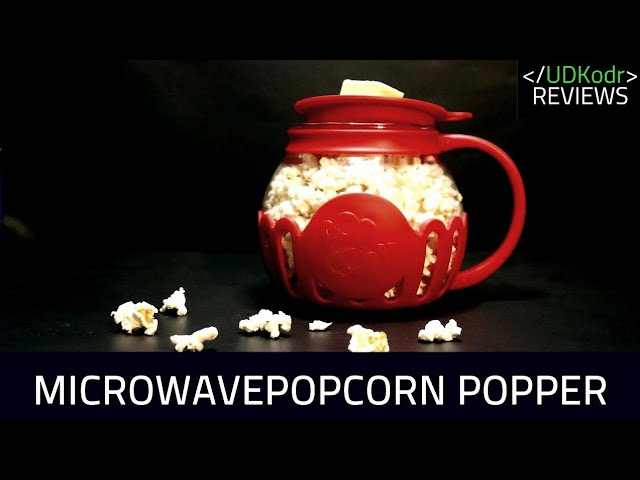 Making Popcorn With The Ecolution Micro-Pop Popcorn Microwave Popper 