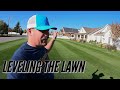 HOW TO Level your LAWN FLAT. Topdressing