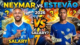 Neymar vs Estevão Salary 2026 — The Difference Is INSANE 😱💰