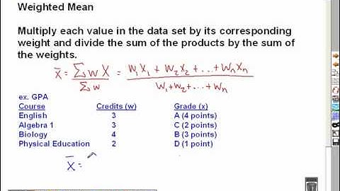 3.2 - weighted mean.wmv