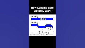 So this is how loading bars actually work revised ver 99.9 percent #memes #animation