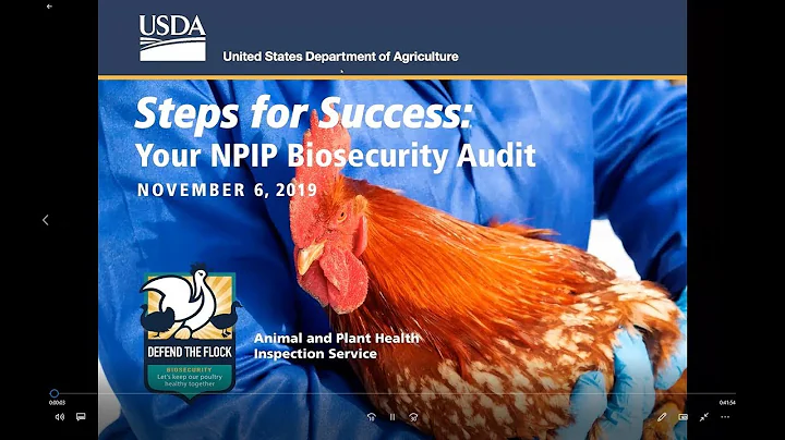 Steps for Success: Your NPIP Biosecurity Audit