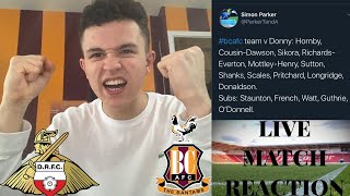 Doncaster Rovers 0-0  (4-1 Pens) Bradford City Live Match Reaction (EFL Trophy)