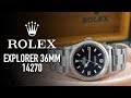 The Perfect One Watch Collection? Rolex Explorer 36mm 14270