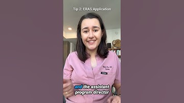 Tip 2 for Dual Applying to Residency: ERAS