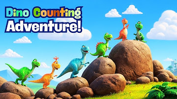Learn to Count 1–10 with Cute Dinosaurs | Dino Counting Adventure Song
