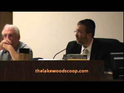 Committeeman Meir Lichtenstien on Snow Plowing Volunteers