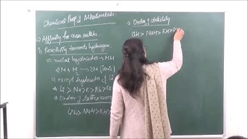 Chem XI Chemical Properties  of S-Block  Pradeep Kshetrapal Physics channel