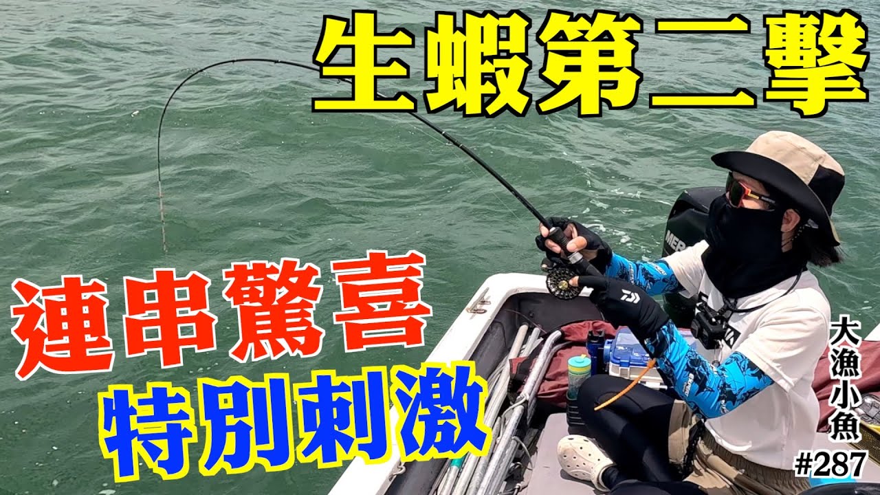 夏天釣生蝦 連環驚喜大放送 刺激┃大漁小魚#287┃中文字幕