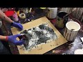 Make Easy Abstract Art with Leftover House Paint!