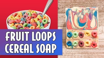 Making Fruit Loops Cereal Soap + How I Make Embeds | Milk & Sugar Bath Co.