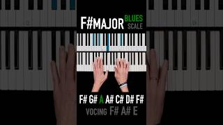 ✨Blues F# major scale☕️ Easy🧉#bluespiano #hitpiano #bluespianolesson #pianolessons #bluesscale