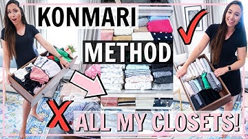 KONMARI METHOD UPDATE IS IT WORTH IT? KONMARI CLEANING AND ORGANIZING ROUTINE | Alexandra Beuter