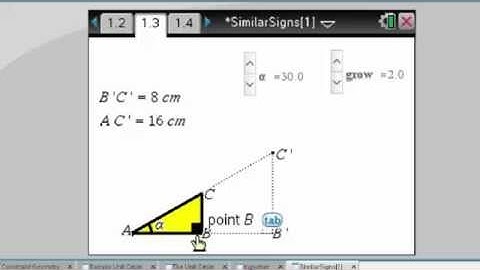 TI-Nspire CAS - Trigonometry Similar Signs