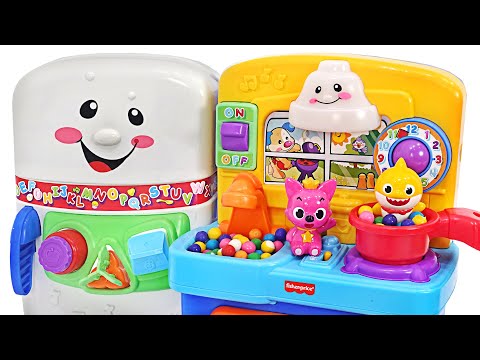 <strong>Make</strong> delicious food using the refrigerator sink toy with <strong>Baby</strong> Shark and Pinkfong!