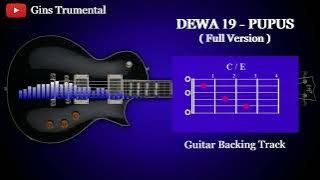 Guitar Backing Track | DEWA 19 - Pupus | Full Song