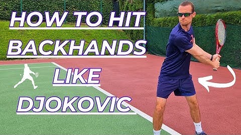 Two Handed Backhand Tennis Lesson - Set Up, Swing Path, Finish