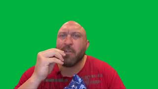 Bald Guy Eating Chips Meme Green Screen